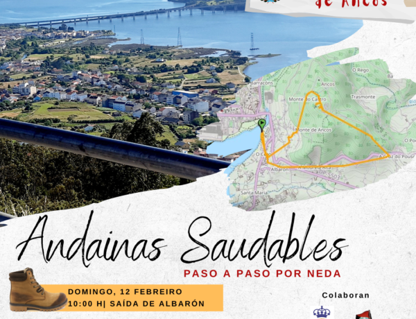 Inscricións abertas na segunda ruta do programa Andainas Saudables Paso a Paso por Neda